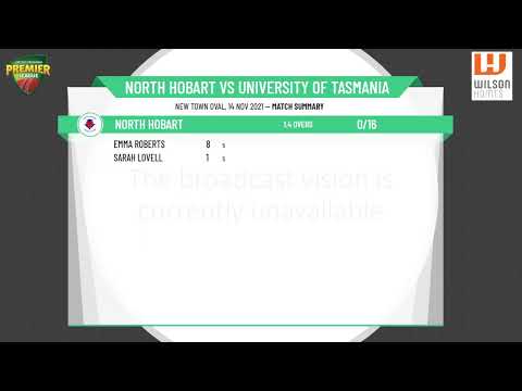 Wilson Homes CTPL - Women's 2nd Grade - Round 5 - North Hobart v UTAS