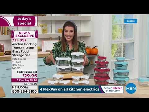 HSN | Kitchen Storage & Organization - Anchor Hocking 09.01.2020 - 02 AM