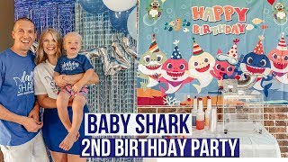 baby shark first birthday party supplies