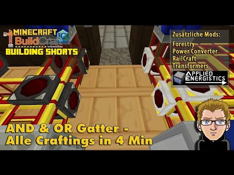 Buildcraft - Building Shorts - AND & OR Gatter - Crafting Tutorial - German Deutsch