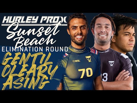 Ian Gentil, Connor O'Leary, Keanu Asing | Hurley Pro Sunset Beach 2023 - Elimination Rnd Heat Replay