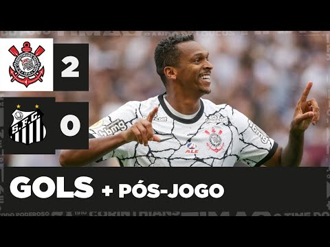GOLS E PÓS-JOGO de CORINTHIANS 2 x 0 Santos - Brasileirão 2021