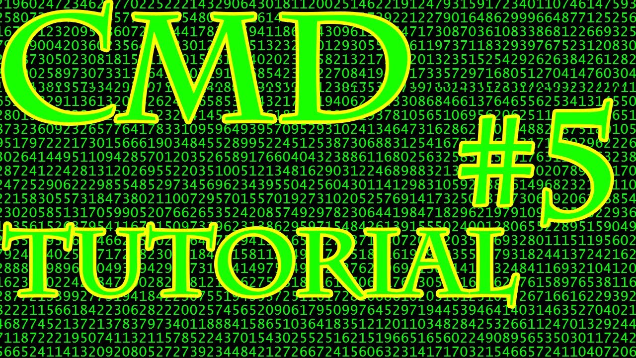 CMD Tutorial #5 -  Window titles and Timeout