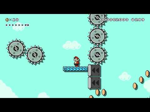 ▼ Jumping Skills above the Sky ▲ by Davii ♪ - Super Mario Maker 2 - No Commentary 1bz