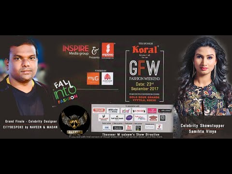 Samhita Vinya | Super Model | Fashion Show | Showstopper | Forever Naveen Kumar |GFW Fashion Weekend