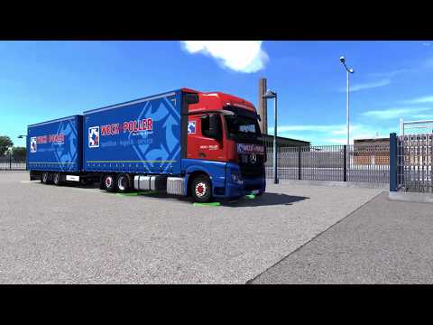 [ETS2 1.36] Euro Truck Simulator 2 - Mercedes Actros MP4 BDF-Potato transport - Berlin to Olsztyn #2