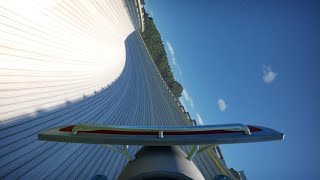 Planet Coaster- “Dead Sled”. New ride I built in the park I’m currently working on