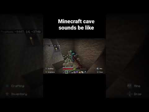 Minecraft cave sounds are scary