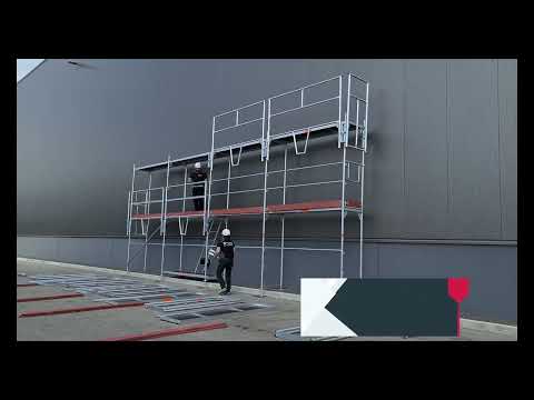 ➔ Gerüst Aufbau nach TRBS 2121 | Montagesicherungsgeländer (MSG) | jetzt Video anschauen ✓