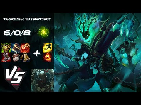 SUPPORT Thresh vs Pyke - EU Grandmaster Patch 14.15