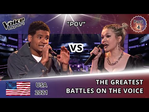 The Voice Best Battles | Part 4 | "POV" by Ariana Grande