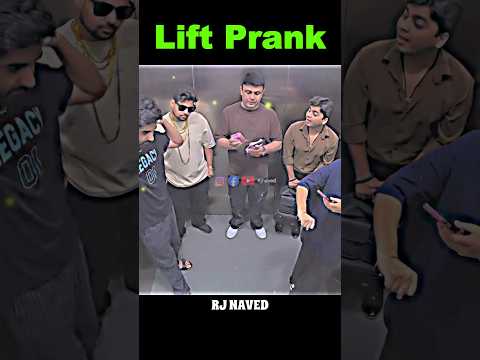 Birthday Wishes Gift Prank In Lift 😅 Don't Miss The End 🫶Credit- Rj Naved 😚#rjnaved #comedy #prank