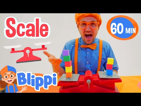 Blippi Learns About Weight - Heavier or Lighter?  | Blippi | Shows for Kids - Explore With Me!
