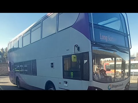 *THRASH* Stagecoach East Midlands Scania E400 15614 OU10 BGF
