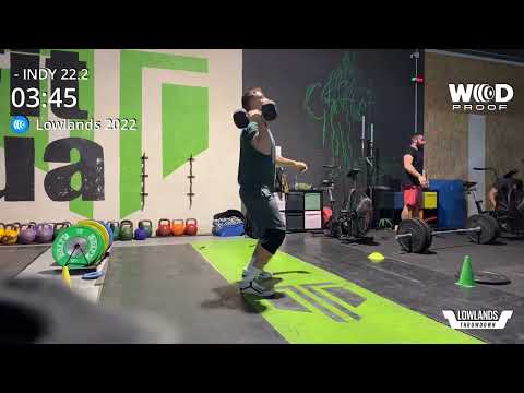 Crossfit lowlands throwdown / Scaled / 22.2