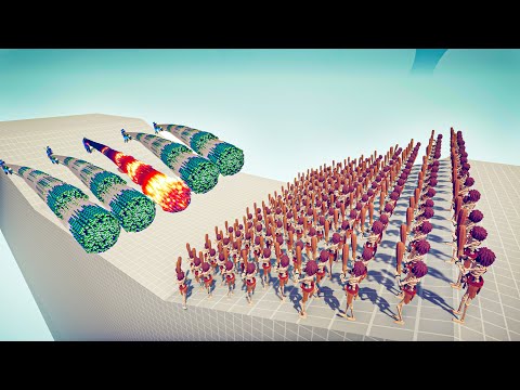 100x SKELETON CLUBBER vs 5x EVERY GOD - Totally Accurate Battle Simulator TABS