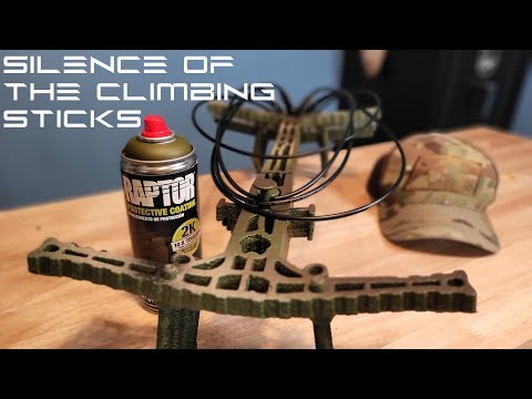 SILENCING CLIMBING STICKS without using stealth tape.  Lone Wolf D'Acquisto Double Step Mods.