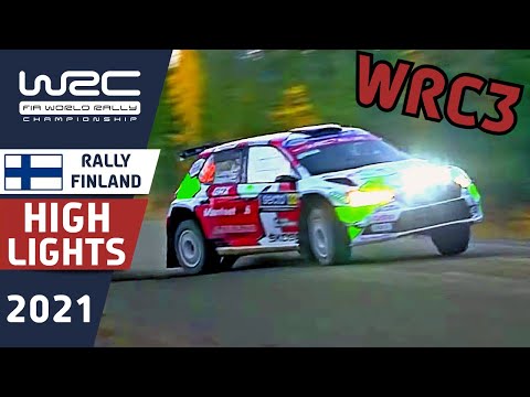 WRC3 Rally Highlights Day 1 : WRC Secto Rally Finland 2021. End of Day 1 WRC3 Results
