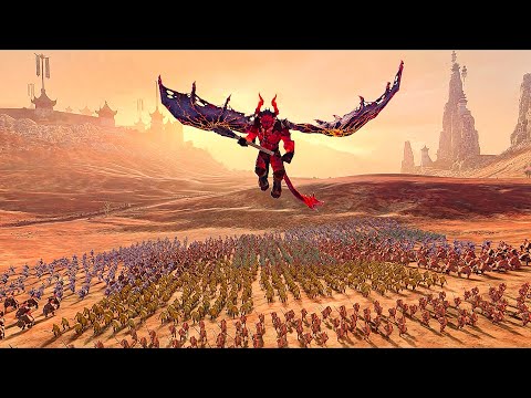 Total War Warhammer 3 | The War: Daemons Of Chaos VS Grand Cathay | The Cinematic Battle