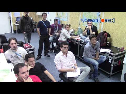 Así se gritó el gol de Higuaín en la oficina de TyC Sports en Brasil