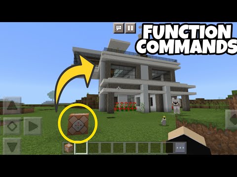 HOW TO SPAWN A HOUSE USING FUNCTION COMMANDS IN MINECRAFT!! (How to install)