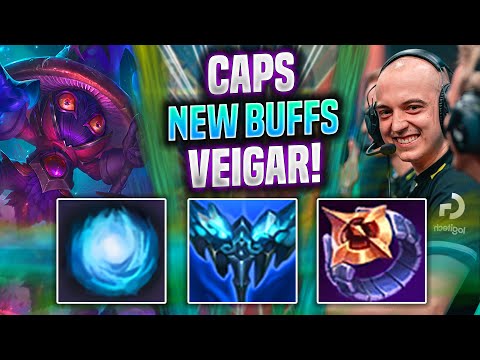CAPS IS A GOD WITH VEIGAR NEW BUFFS! - G2 Caps Plays Veigar Mid vs Viktor! | Preseason 2022