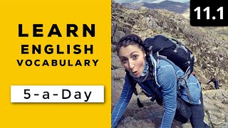 Learn English Vocabulary Daily #11.1 - British English Podcast