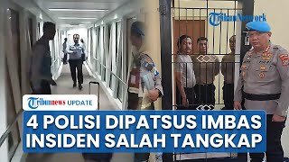 Penampakan 4 Polisi yang Dipatsus Imbas Insiden Salah Tangkap Ketua DPW NasDem Sumut