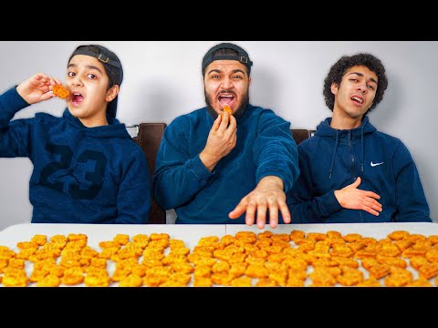 Last To Stop Eating Chicken Nuggets Wins $10,000 - CHALLENGE