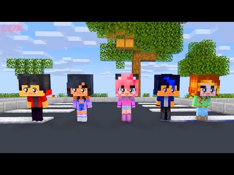 APHMAU & AARON FAMILY | DUNDUN DANCE | TUTU DANCE | GANGNAM STYLE | SHUFFLE - Minecraft Animation
