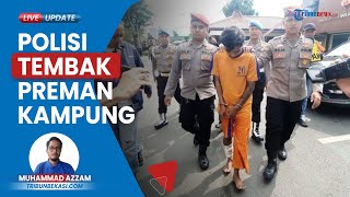 Polisi Meringkus Preman Pembakar Warung Kelontong di Karawang, Kaki Pelaku Ditembak karena Melawan