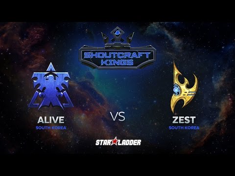 SHOUTcraft Kings January 2017: aLive (T) vs Zest (P)