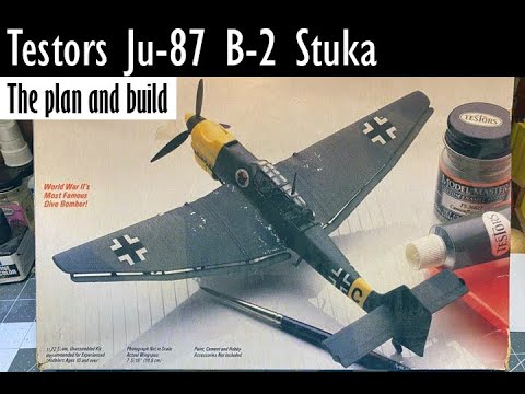 Building the 1:72 Testors Ju 87 B 2 Stuka