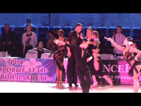 WDSF Open Latin 1/8 samba Victor Bychkov - Alina Atamanchuk