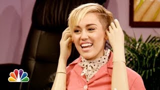 Real People, Fake Arms with Miley Cyrus (Late Night with Jimmy Fallon)