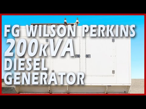 FG Wilson Perkins Diesel Generator 200kVA - XP2009 Test #perkins | #fgwilson Authorised Dealer