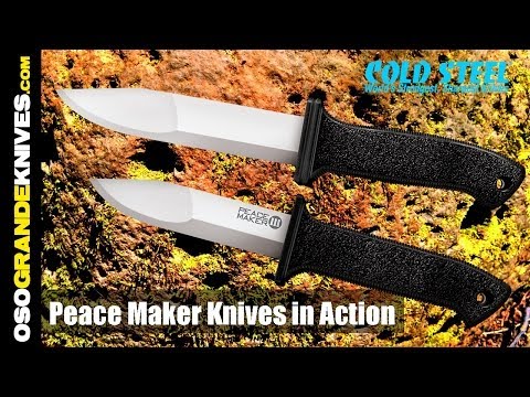 Cold Steel Peace Maker Knives in Action | OsoGrandeKnives