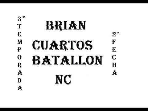 BRIAN VS NC - CUARTOS DE FINAL - 3 TEMPORADA - FECHA 2 - 16/9
