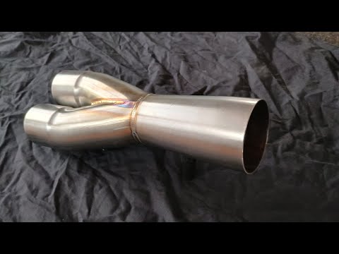 EXHAUST FABRICATION - 2-1 COLLECTOR WITH MERGE CONE