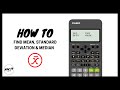 How To Find Mean, Median & Standard Deviation on a Casio Calculator | fx - 82AU II