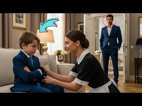 O filho herdeiro do milionário não falava desde que a mãe se foi... até que esta empregada chegou...