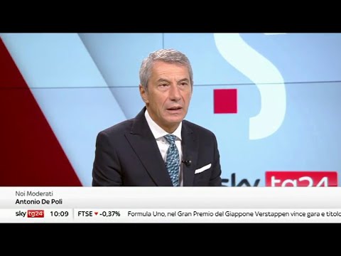 Il senatore e presidente nazionale Udc Antonio De Poli ospite di Start su SkyTg24