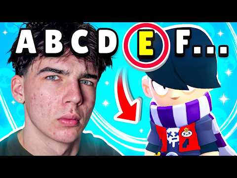 Le Défi De L'alphabet Sur Brawl Stars...