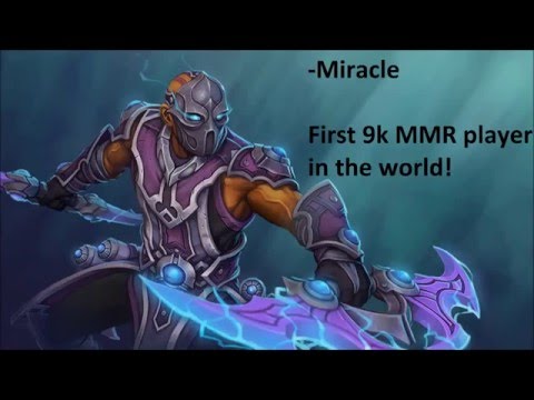 Miracle- hits 9k mmr with Anti Mage ft. Synderen, Qojqva, Illidan, MidOne and VaLLik