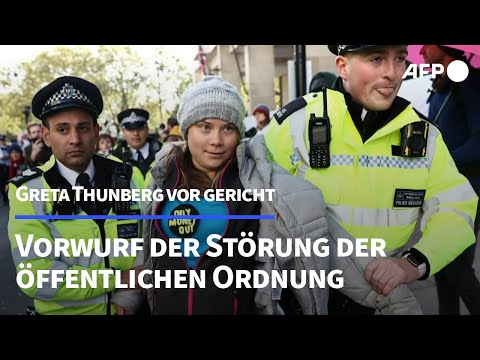 Prozess gegen Greta Thunberg in London | AFP