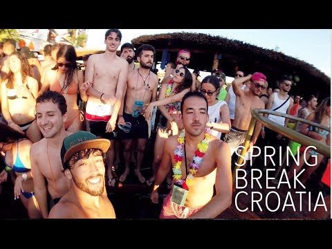 Spring Break 2017. Zrce Beach . Croatia