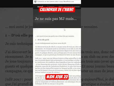 #calendrierdelavent2025 jour 22 : je ne suis pas mj mais par Eugenie