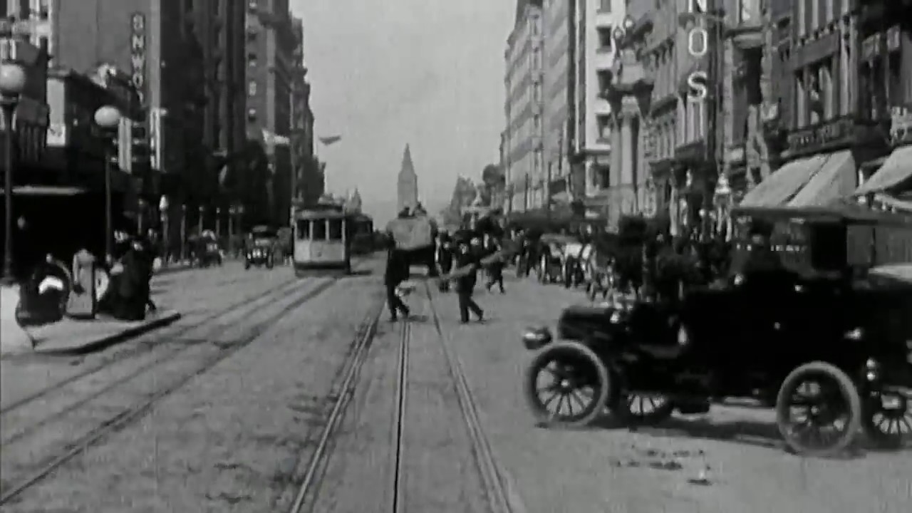 Um dos vídeos mais velho do mundo-São Francisco 1906