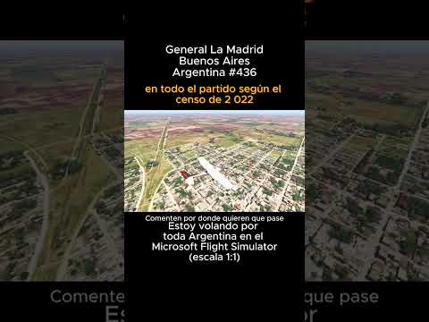 General La Madrid, Buenos Aires desde el Microsoft Flight Simulator #generallamadrid #buenosaires