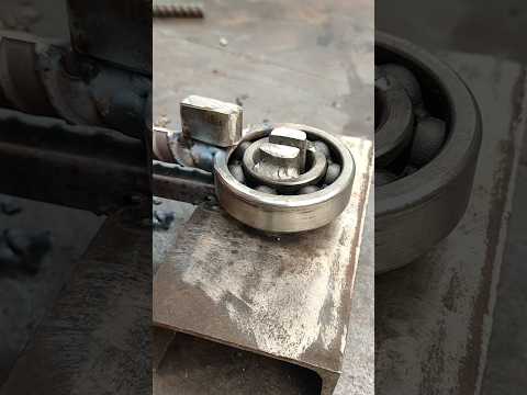 creative idea, making a metal ring bending tool for concrete columns